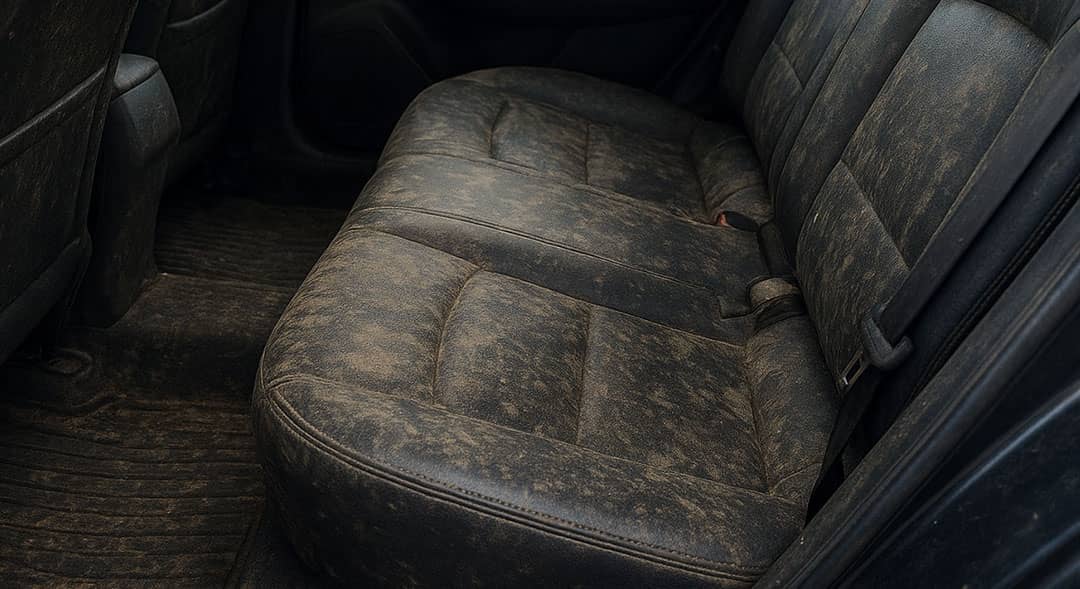 Silně znečištěný interiér auta – řešení od profesionálů | El Clean